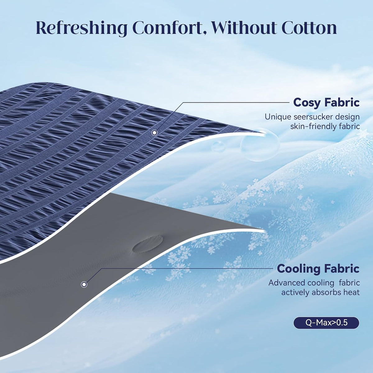 Chladivá deka Cozy Comfort - oboustranné provedení, cílená regulace teploty, rychlá absorpce tepla
