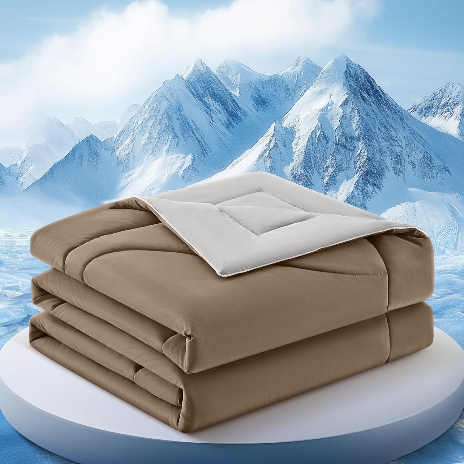 Breathable Ice Feel Cooling Comforter — Heat Dispersing Fabric
