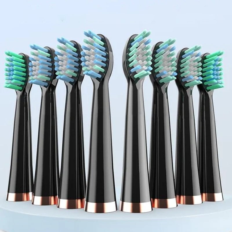 Sonic Electric Toothbrush - 4 Brush Heads & Storage Box - Rechargeable Adult Design | meowbutter