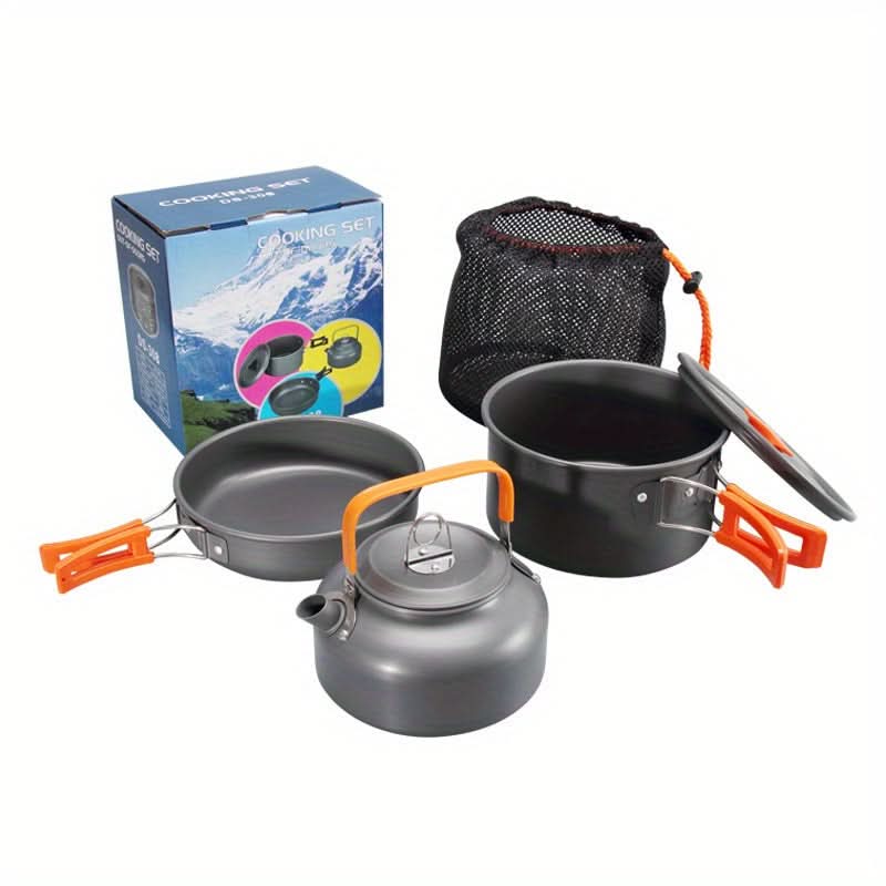 Ensemble de cuisine léger pour l'extérieur et les voyages | meowbutter