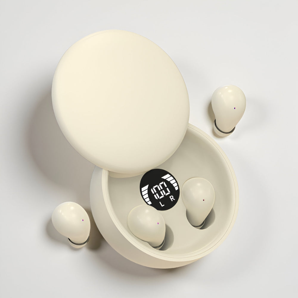 Compact Rechargeable Wireless Earphones — Touch Controls, In-Ear Design