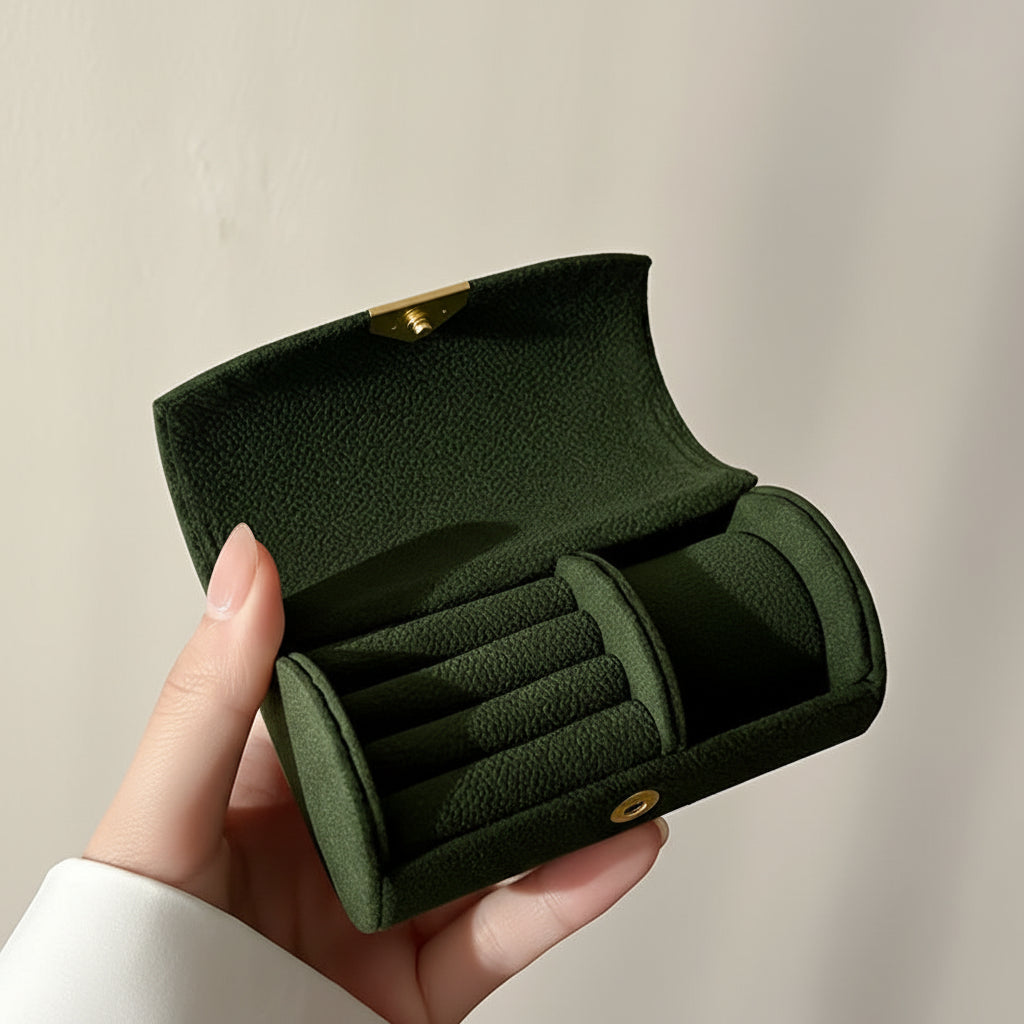 Mothers Day Travel Jewelry Box — Snap Closure Organizer
