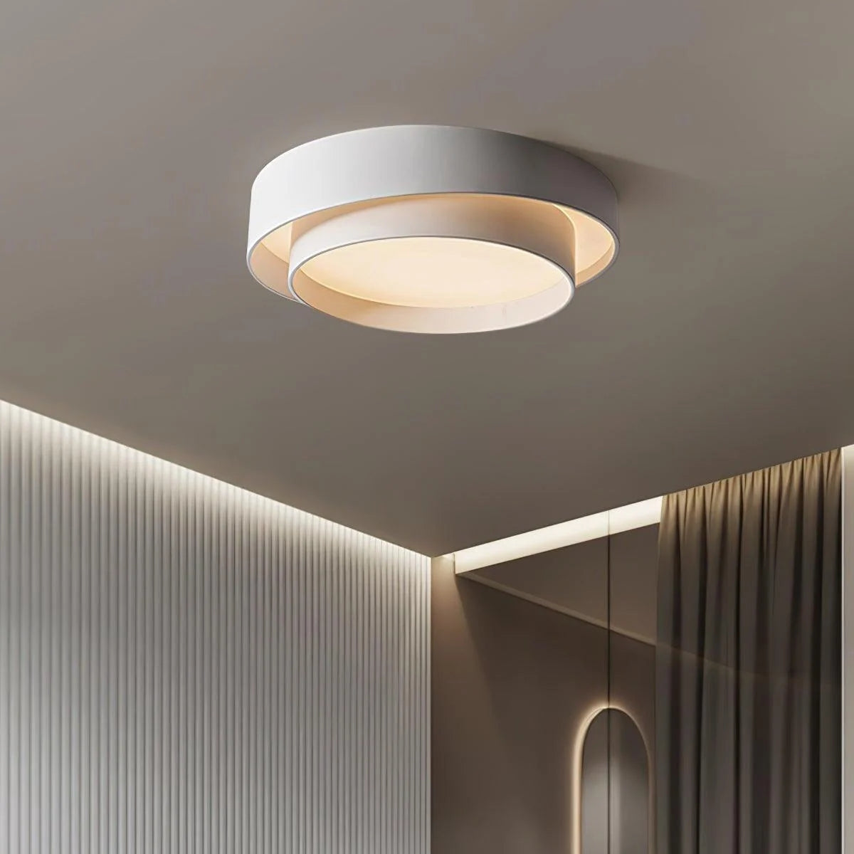 Plafoniera LED rotonda nordica | Design moderno minimalista | Meowbutter