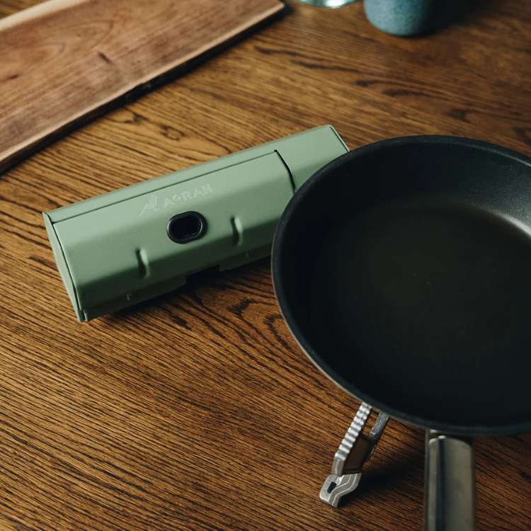 Camping Gas Burner - Windproof Fuel-Efficient - Compact Foldable - Army Green & Khaki | meowbutter