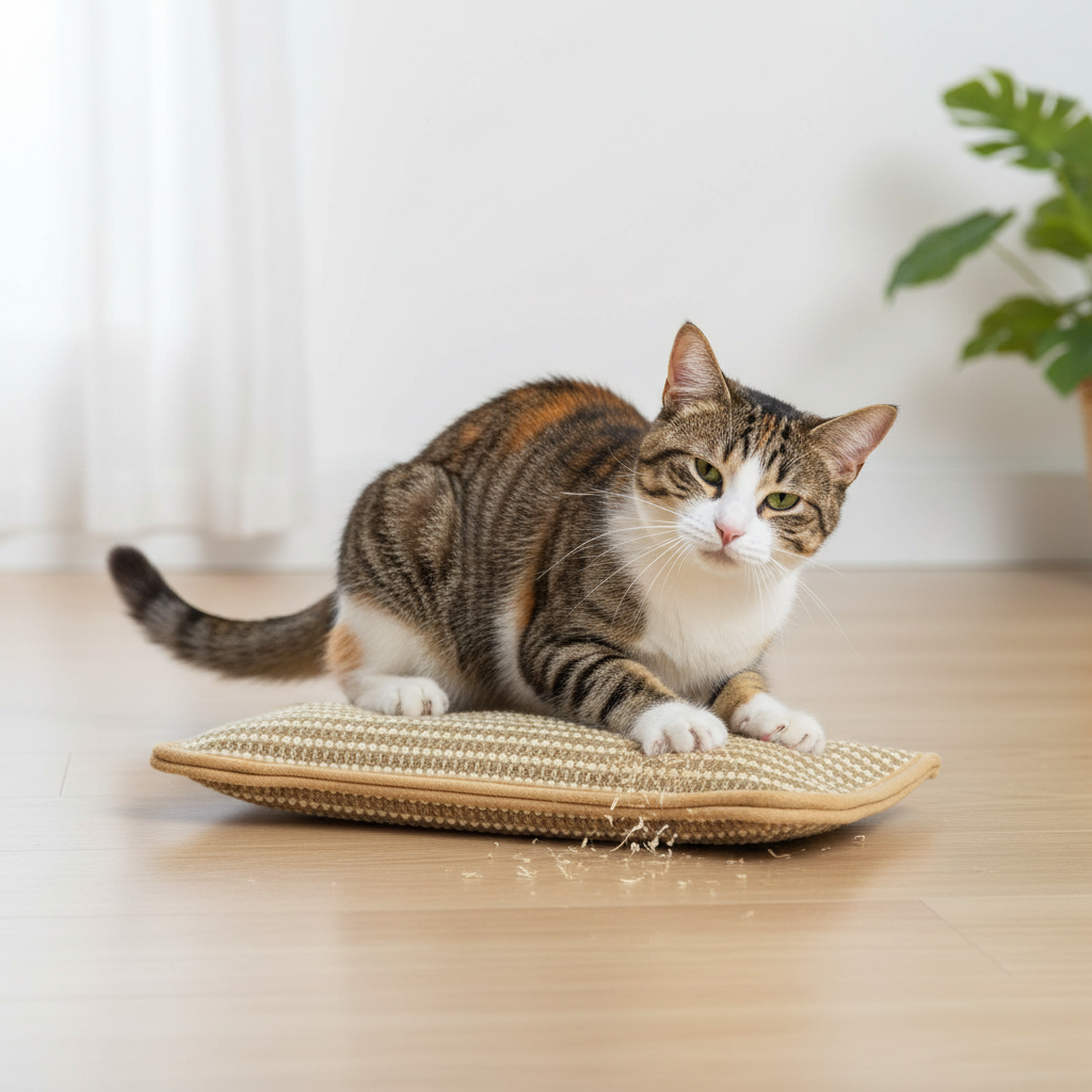 Katzenkratzkissen – weiche Ruhepolsterung und strapazierfähige strukturierte Oberfläche