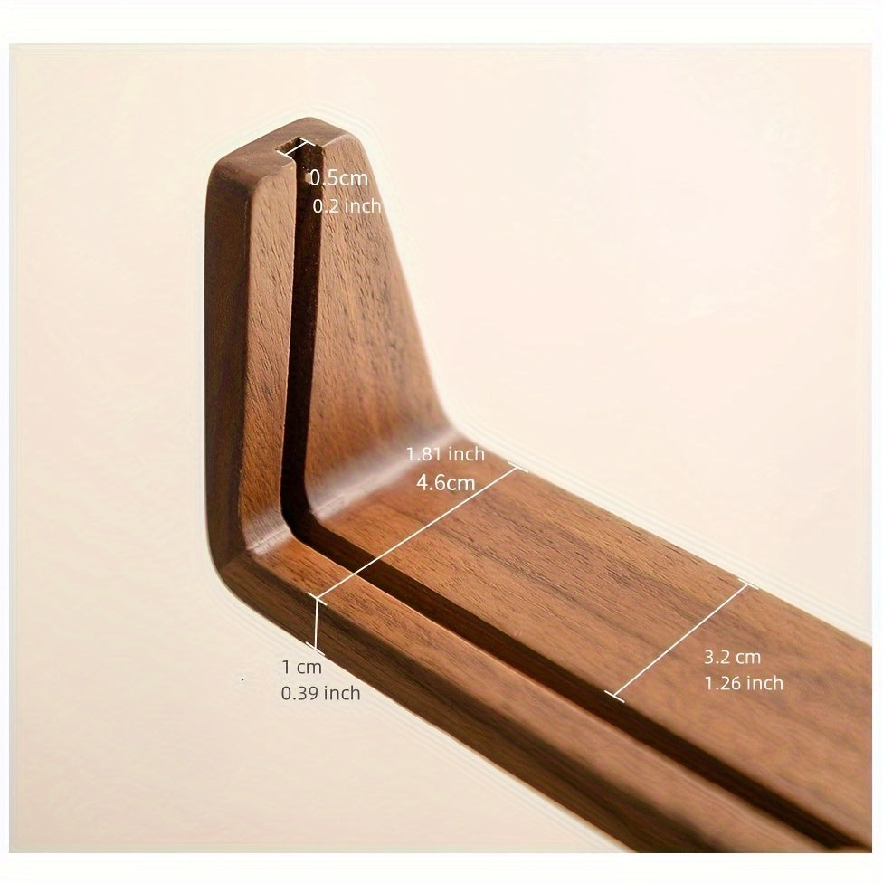U-Shaped Acrylic & Wood Photo Frame | Modern Minimalist Display | Meowbutter