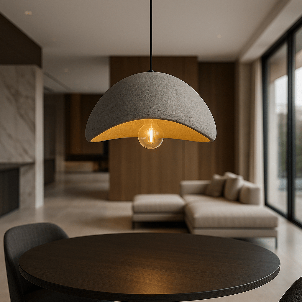 Modern Ceiling Pendant Light — Adjustable Suspension, High-Density Polystyrene Shade