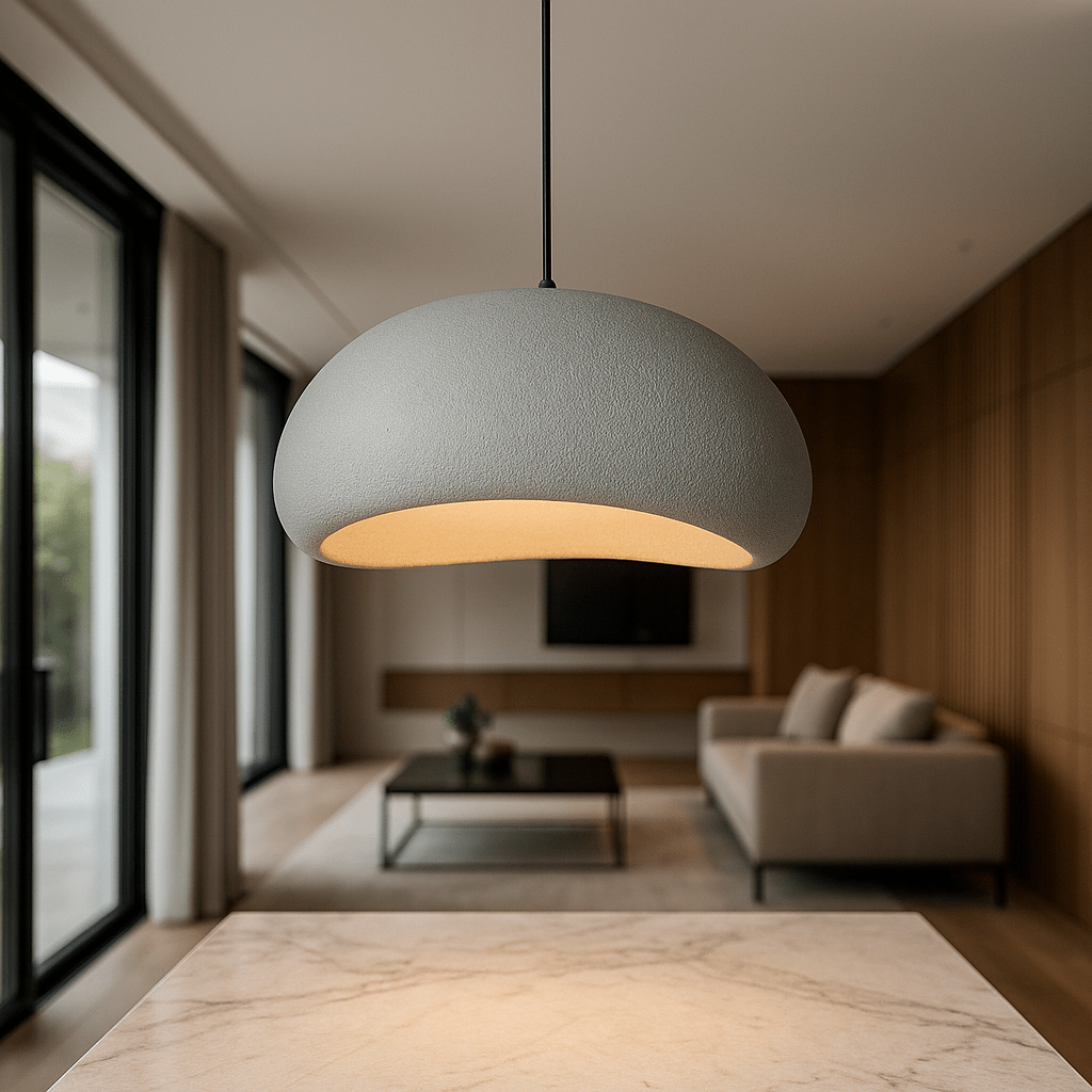 Modern Ceiling Pendant Light — Adjustable Suspension, High-Density Polystyrene Shade