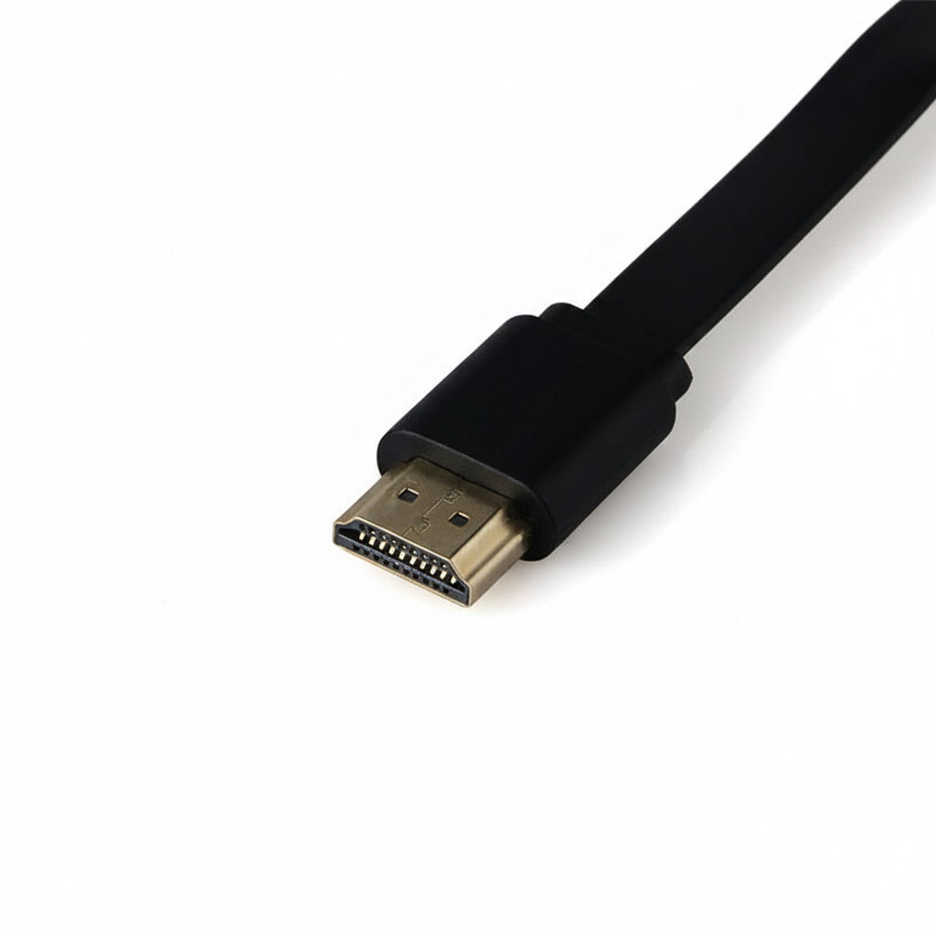 Reproductor multimedia Chromecast — adaptador HDMI compacto de 1080p, negro mate