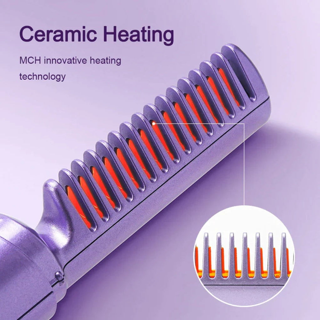 Cordless Portable Hair Straightener — Rapid Heat, Lightweight Build