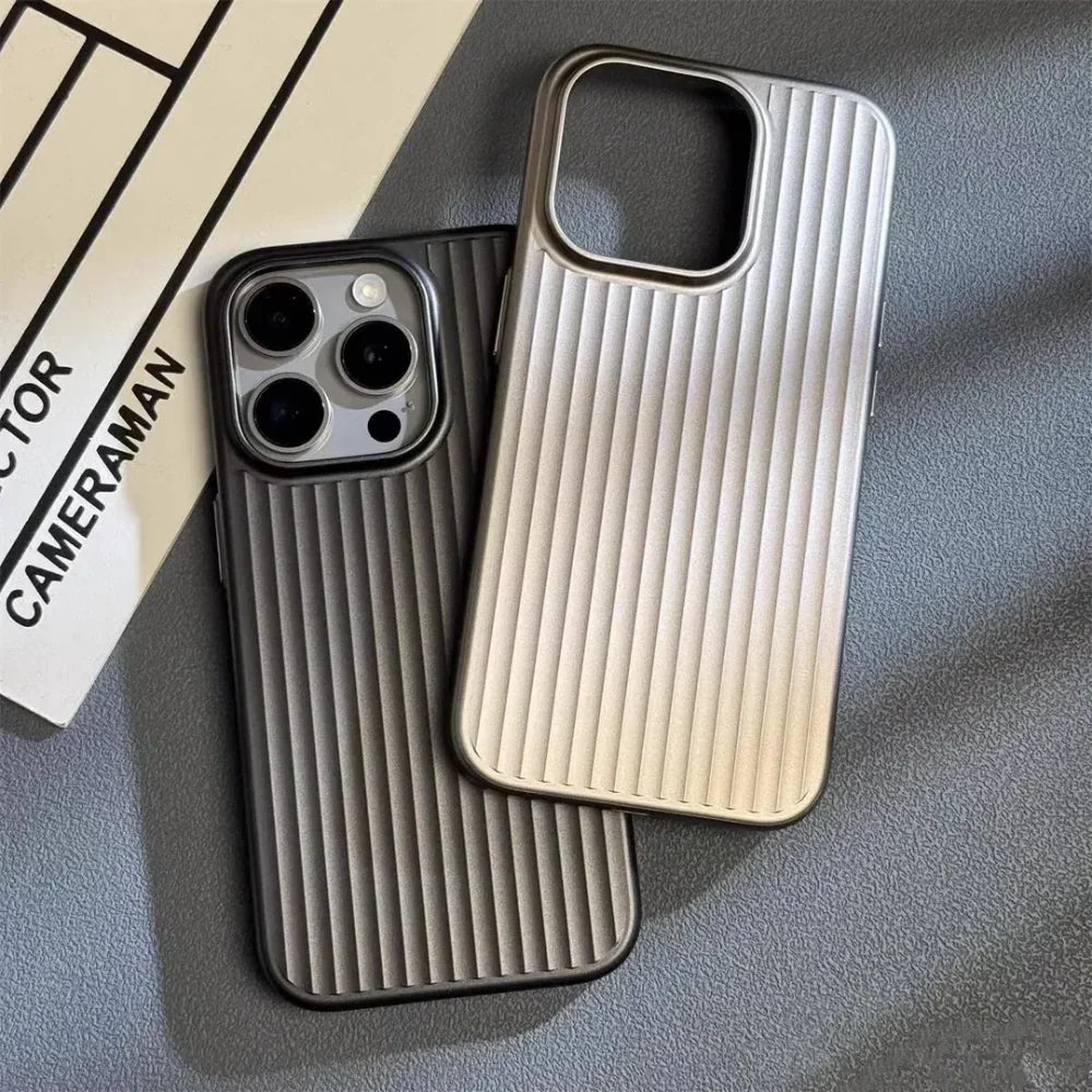 Phone Case Ribbed Hard Shell Protective Cover Design | Meowbutter