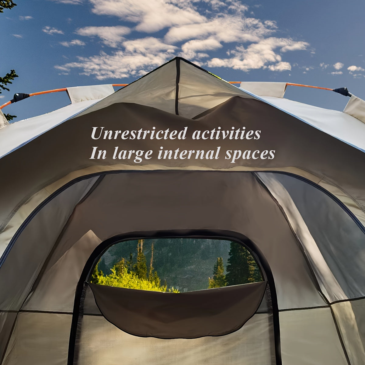 4-Person Pop-Up Tent - UV Protection - Instant Setup Camping Tent | meowbutter