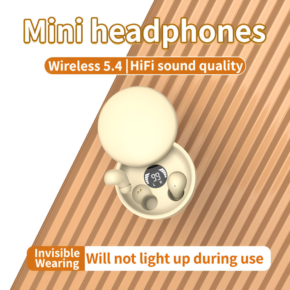 Compact Rechargeable Wireless Earphones — Touch Controls, In-Ear Design
