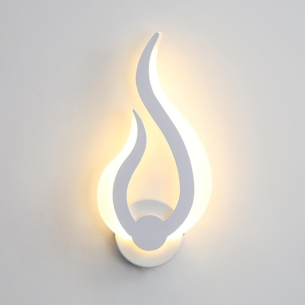 Lampada da parete LED Modern Flame | Applique da 10W luce calda | Meowbutter
