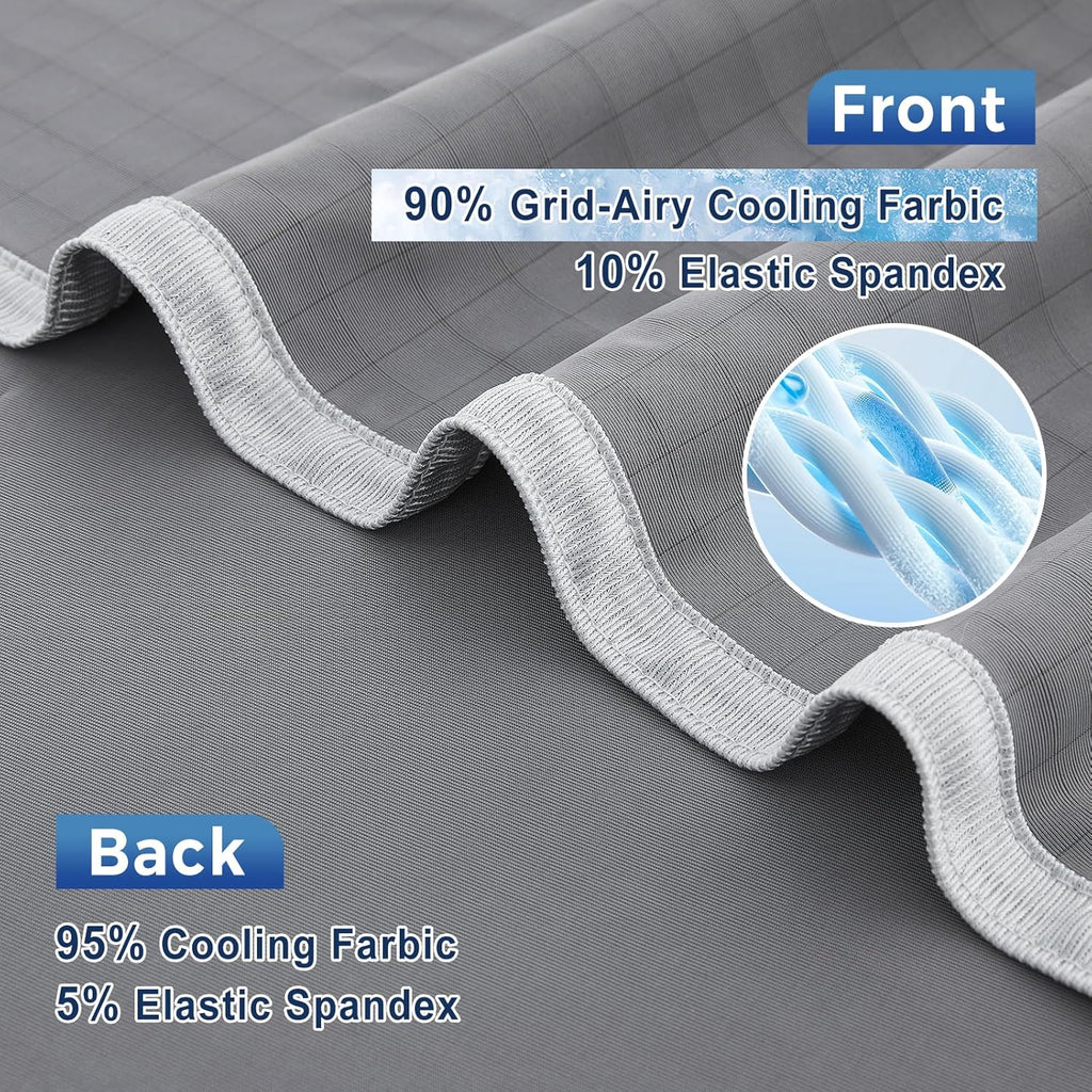 Chill Comfort Reversible Cooling Blanket — Breathable Design, Rapid Heat Extraction