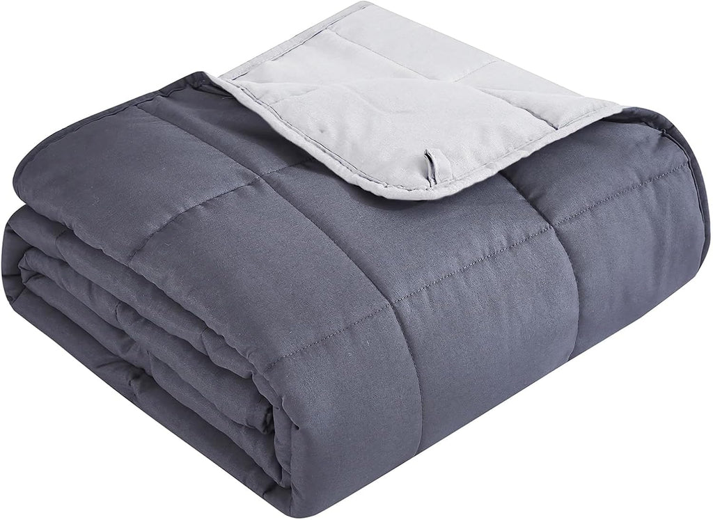 Pătură ponderată Cozy Comfort — țesătură din microfibră răcoritoare, umplutură cu reglare termică