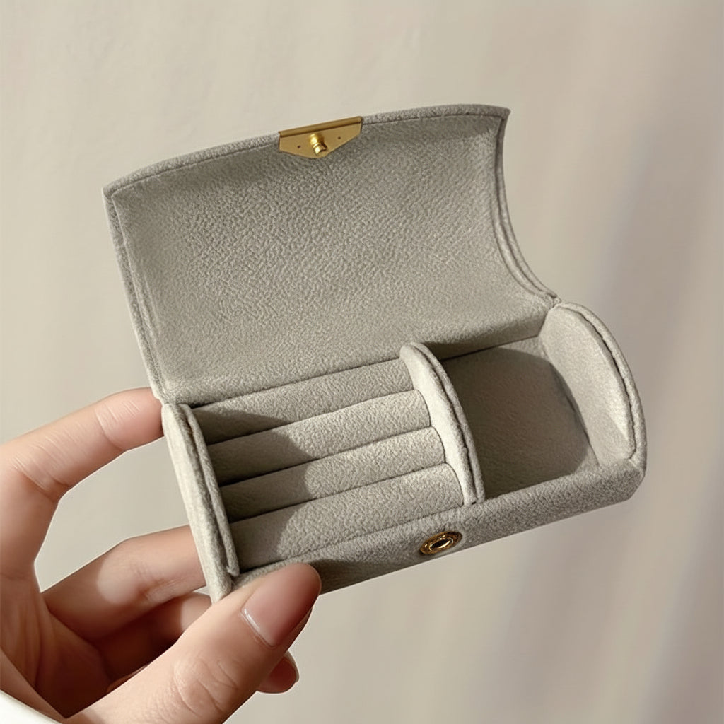 Mothers Day Travel Jewelry Box — Snap Closure Organizer