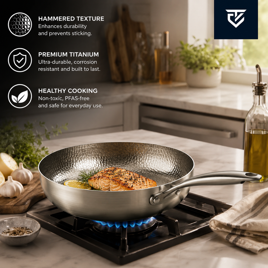The Multi-Purpose Titanium Deep Pan (28cm)
