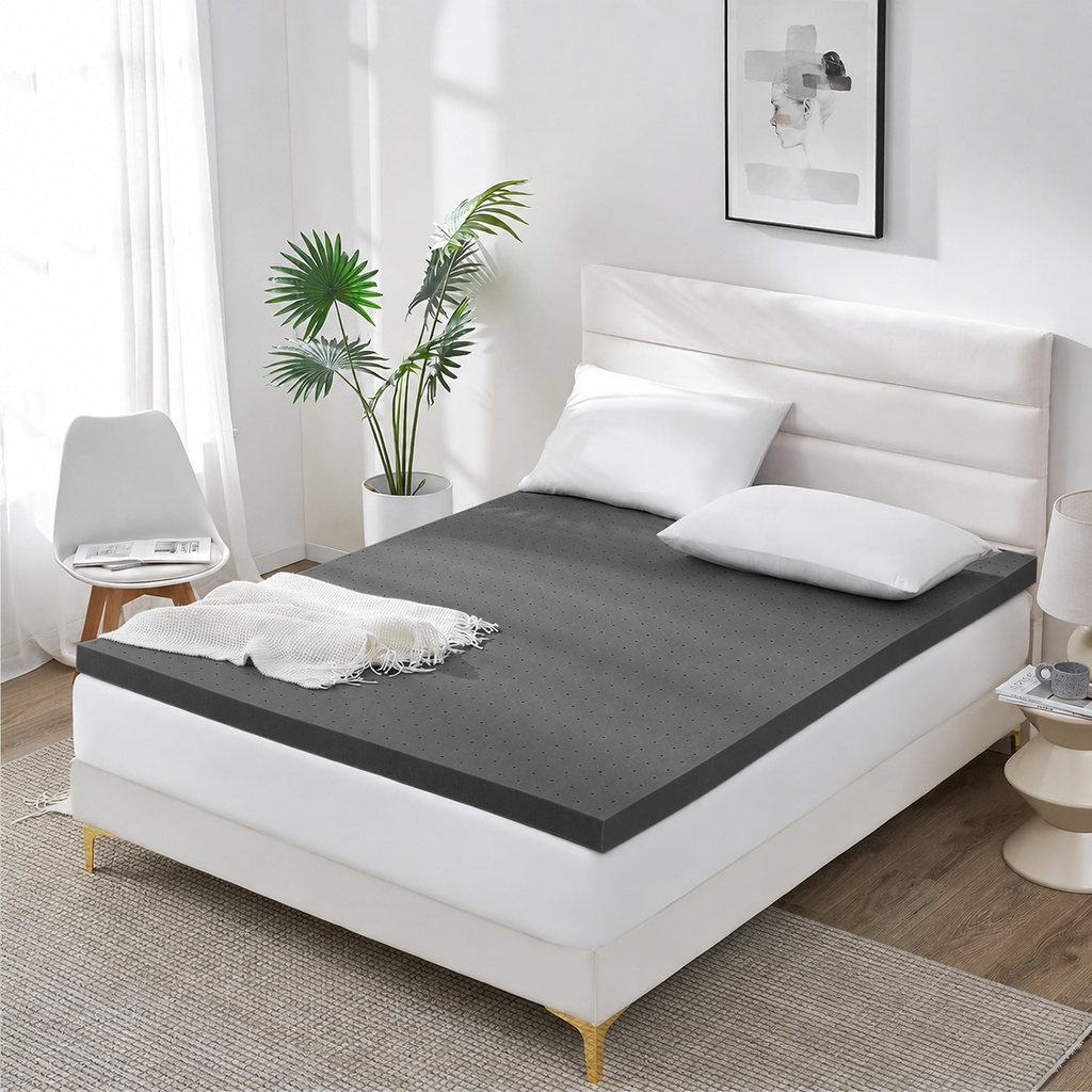 Topper per materasso rinfrescante Comfort Rest infuso di gel — tutte le misure di letto