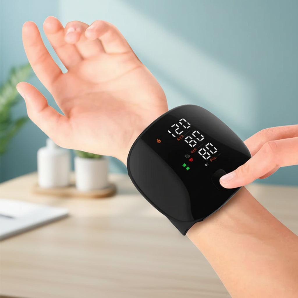 Digital Blood Pressure Monitor Wrist Automatic | Meowbutter