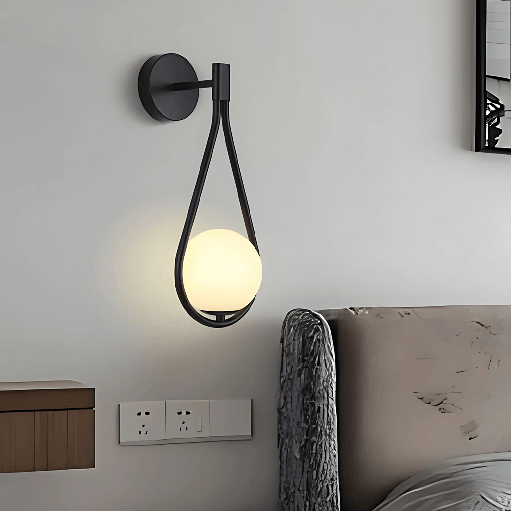 Aplique de pared en forma de gota | Lámpara de pared moderna en forma de lágrima | Meowbutter