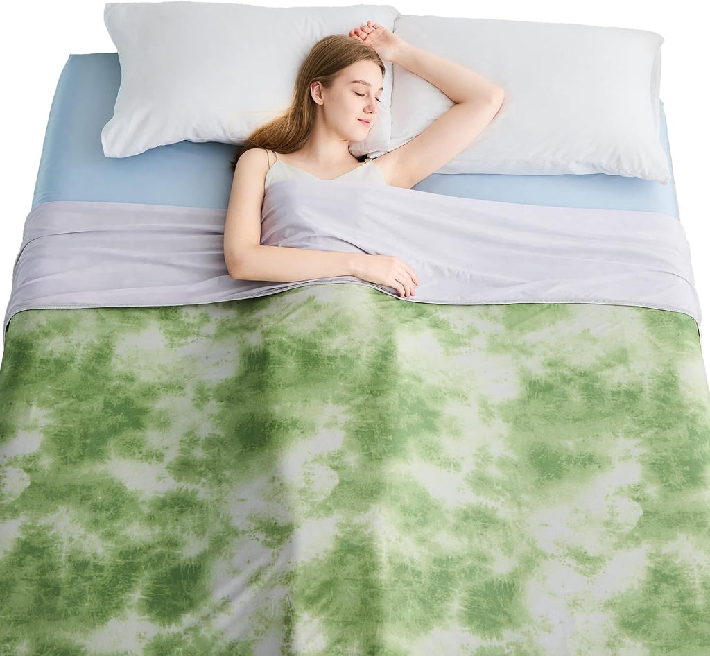 Chill Comfort Arc Chill Cooling Blanket — Lightweight, Breathable Double Layer Weave