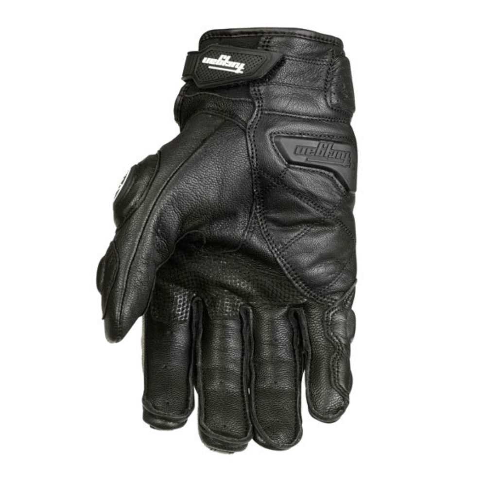 Supertech Leather Motorcycle Gloves — Protective All-Weather Grip