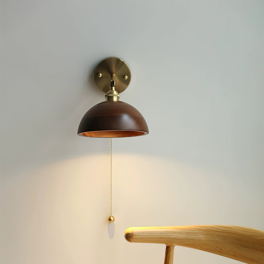 Kirrea Vintage Wall Lamp With Pull Chain Switch