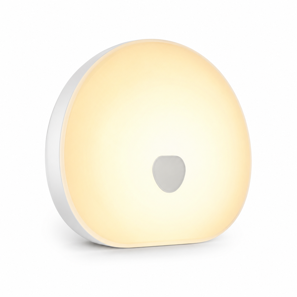 Máquina de ruido blanco para bebés - Luz nocturna RGB - Lámpara de sonido relajante recargable | meowbutter