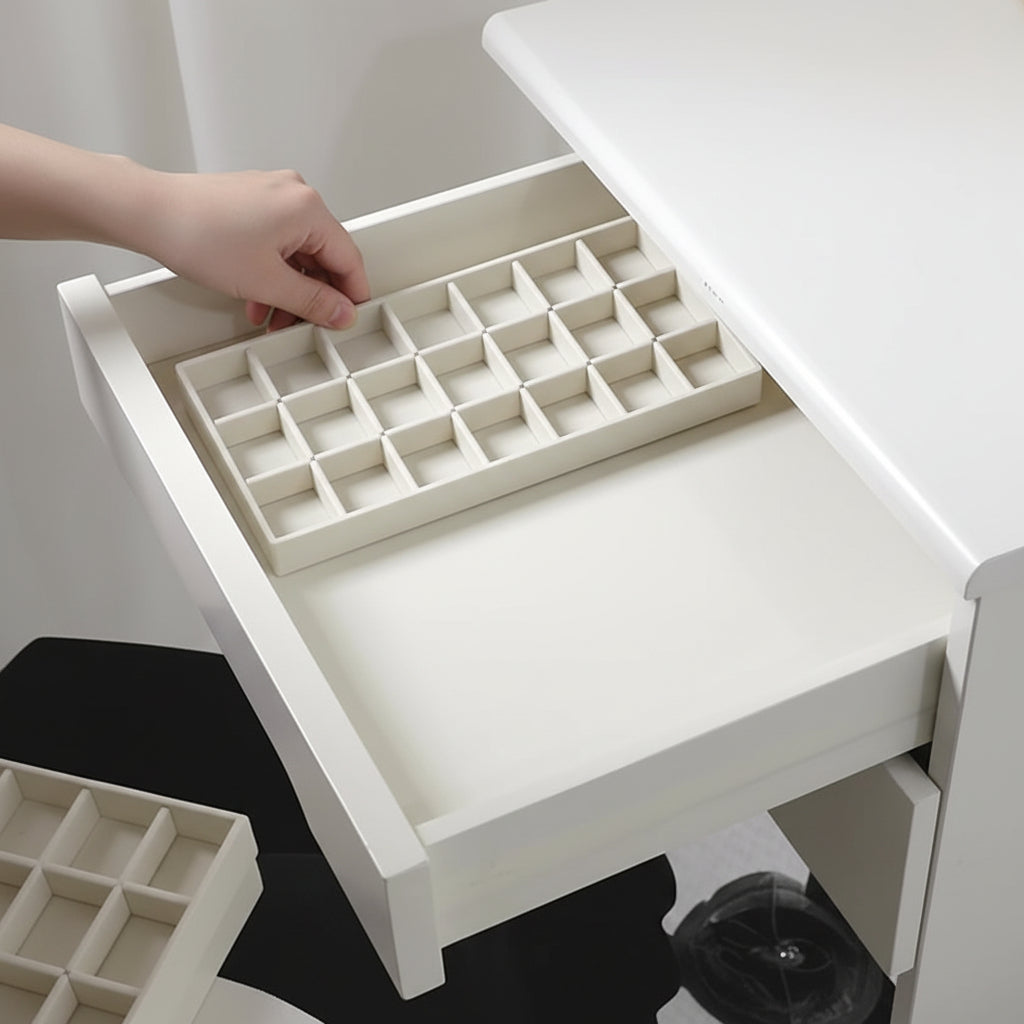 Nylon Jewelry Tray — Compact Low Profile Compartment Set