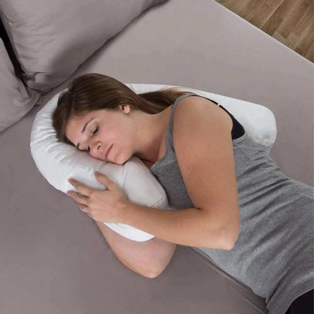 Cuscino Contour con Design a Forma di U per un Sonno Rilassante