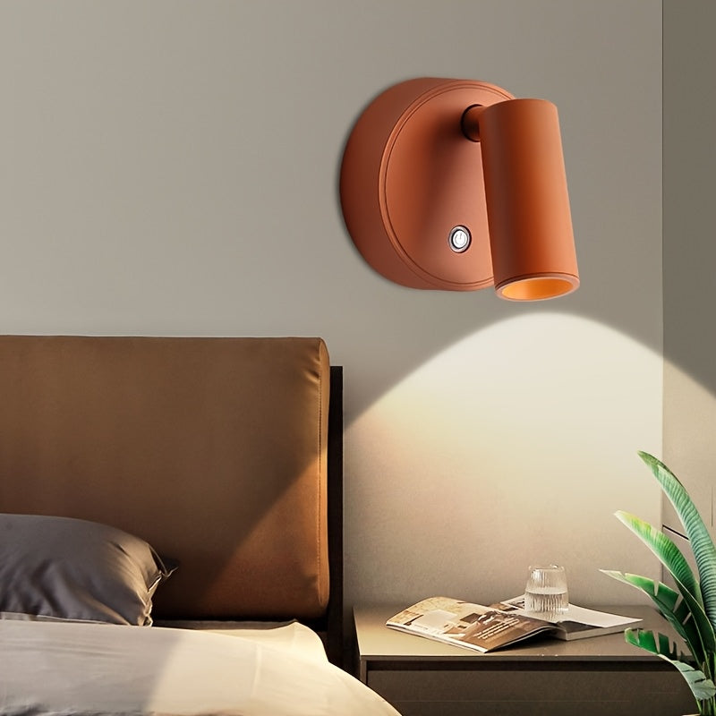 Wireless Magnetic Wall Light — USB Rechargeable, Touch Control Mount