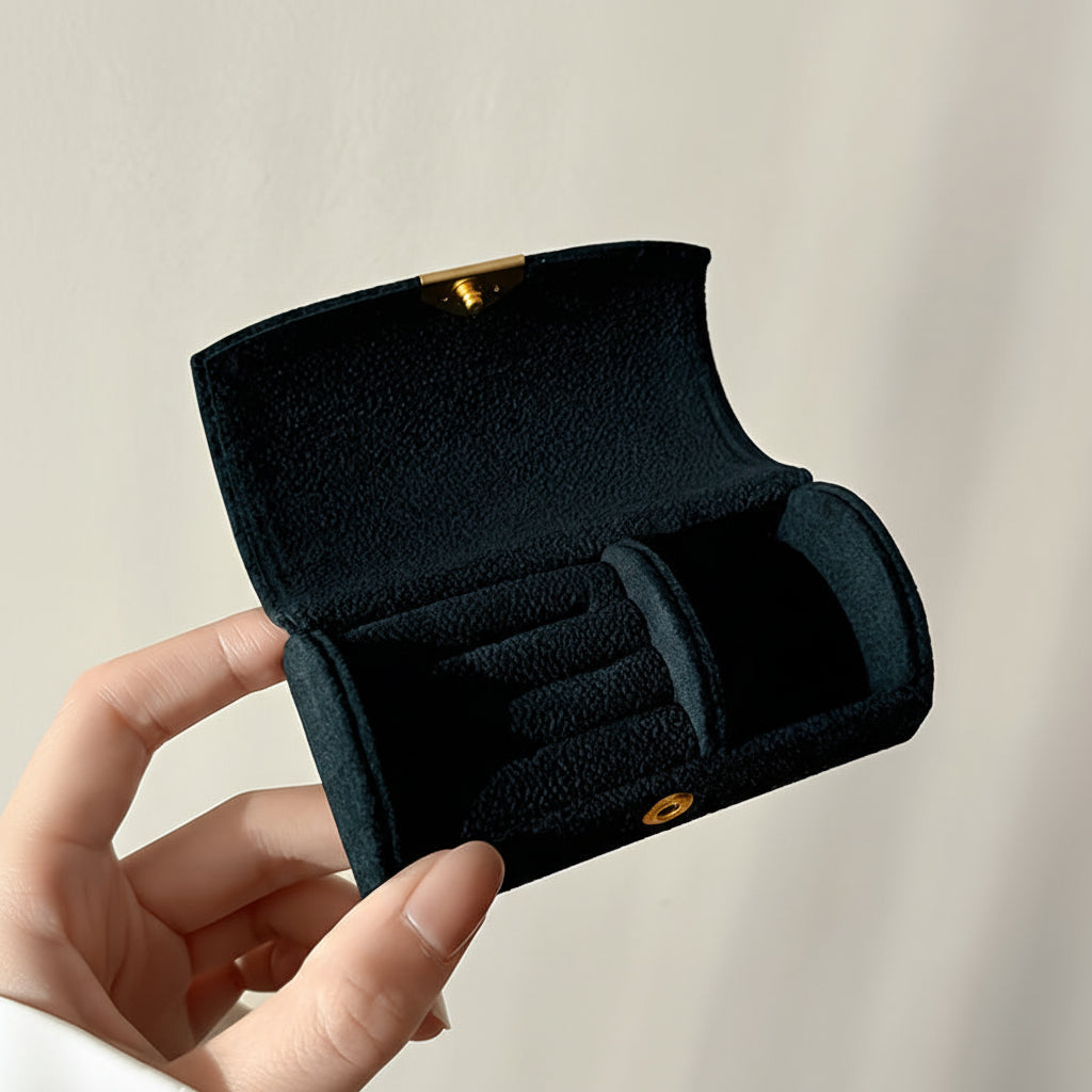 Mothers Day Travel Jewelry Box — Snap Closure Organizer