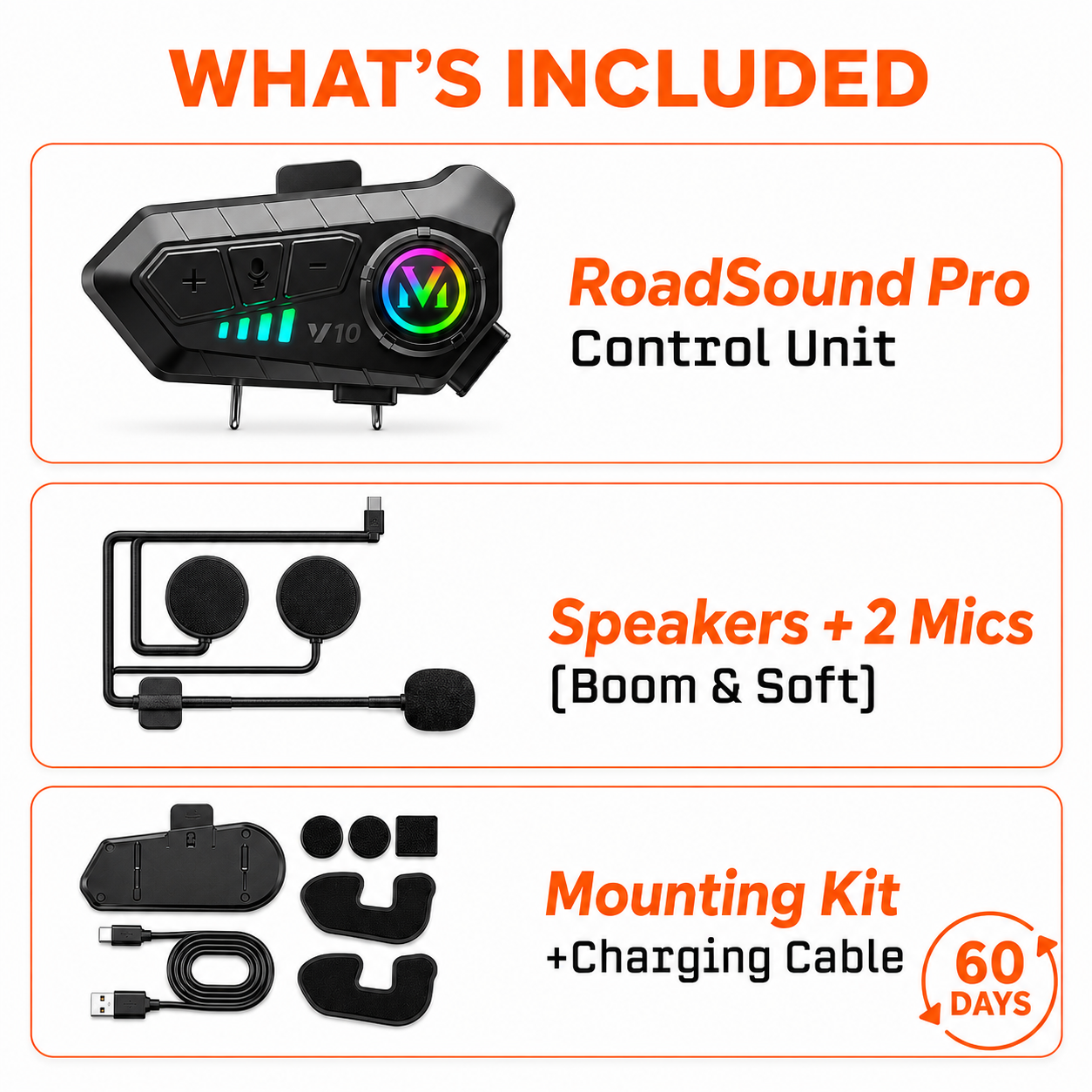 RoadSound Pro Helmet Intercom | meowbutter
