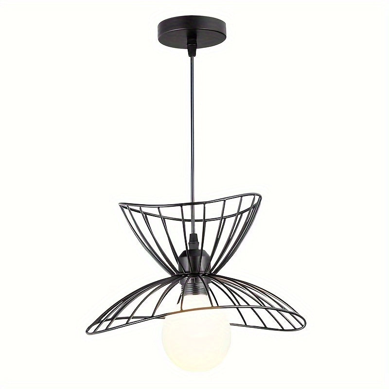 Retro Black Pendant Light | Adjustable Industrial Design | Meowbutter