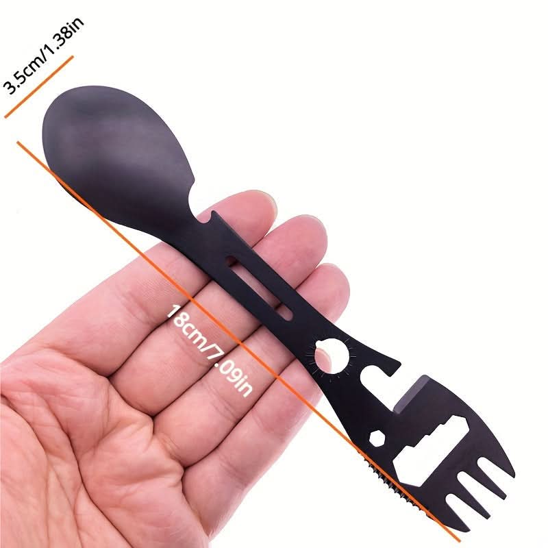 Wielofunkcyjny spork kempingowy do jedzenia na świeżym powietrzu | meowbutter