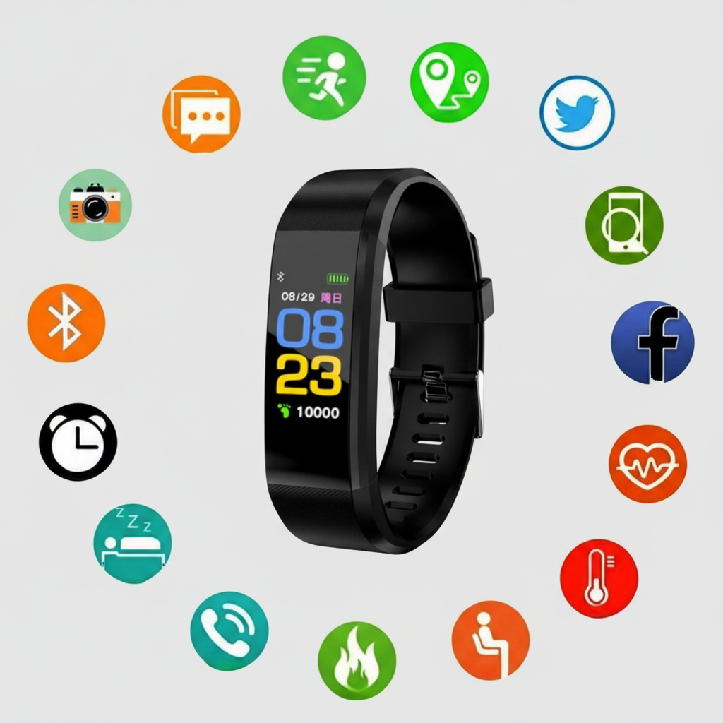 Fitness tracker, chytré hodinky, náramek na sledování aktivity | Meowbutter