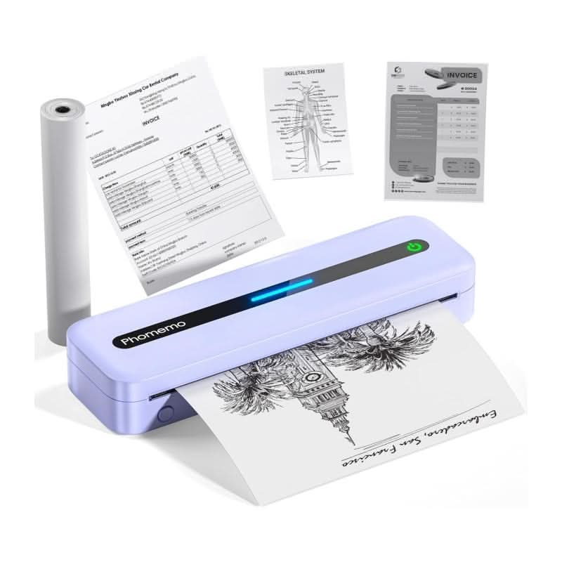 Print Anywhere, No Ink Needed – Portable Thermal Printer for Phone & Laptop