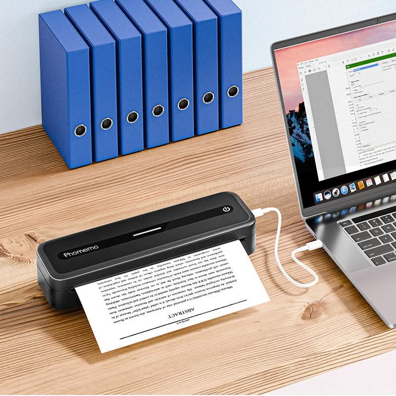 Print Anywhere, No Ink Needed – Portable Thermal Printer for Phone & Laptop