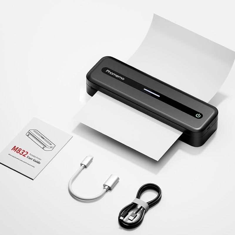 Print Anywhere, No Ink Needed – Portable Thermal Printer for Phone & Laptop