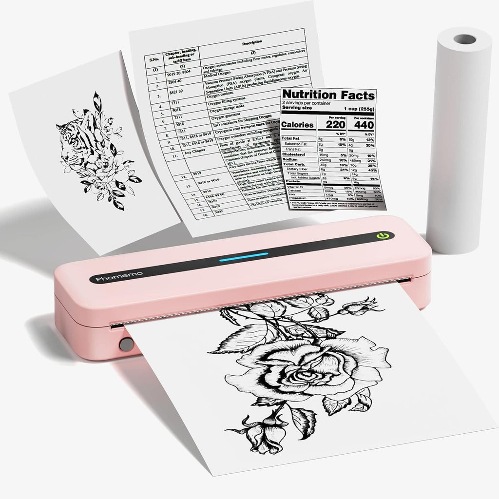 Print Anywhere, No Ink Needed – Portable Thermal Printer for Phone & Laptop