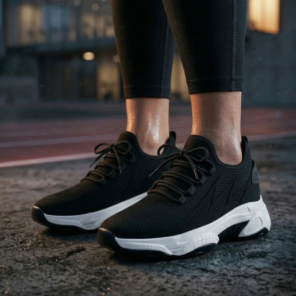 Flash 9cm Height Increasing Shoes For Women With Invisible Lift