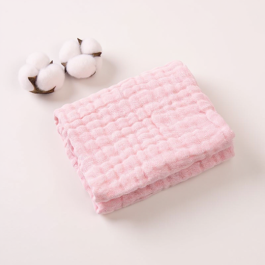 Face Towels Made From Muslin Cotton Set Of Six Pack