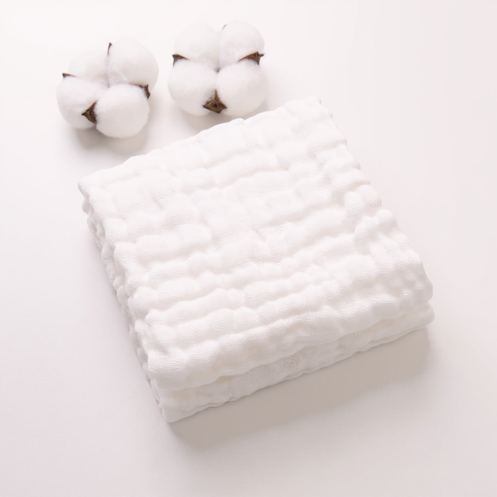 Face Towels Made From Muslin Cotton Set Of Six Pack