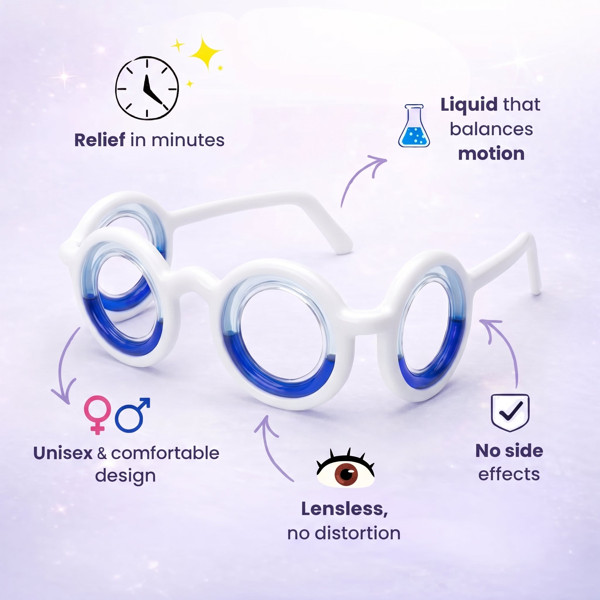CalmMotion Balance Glasses For Visual Comfort On The Go
