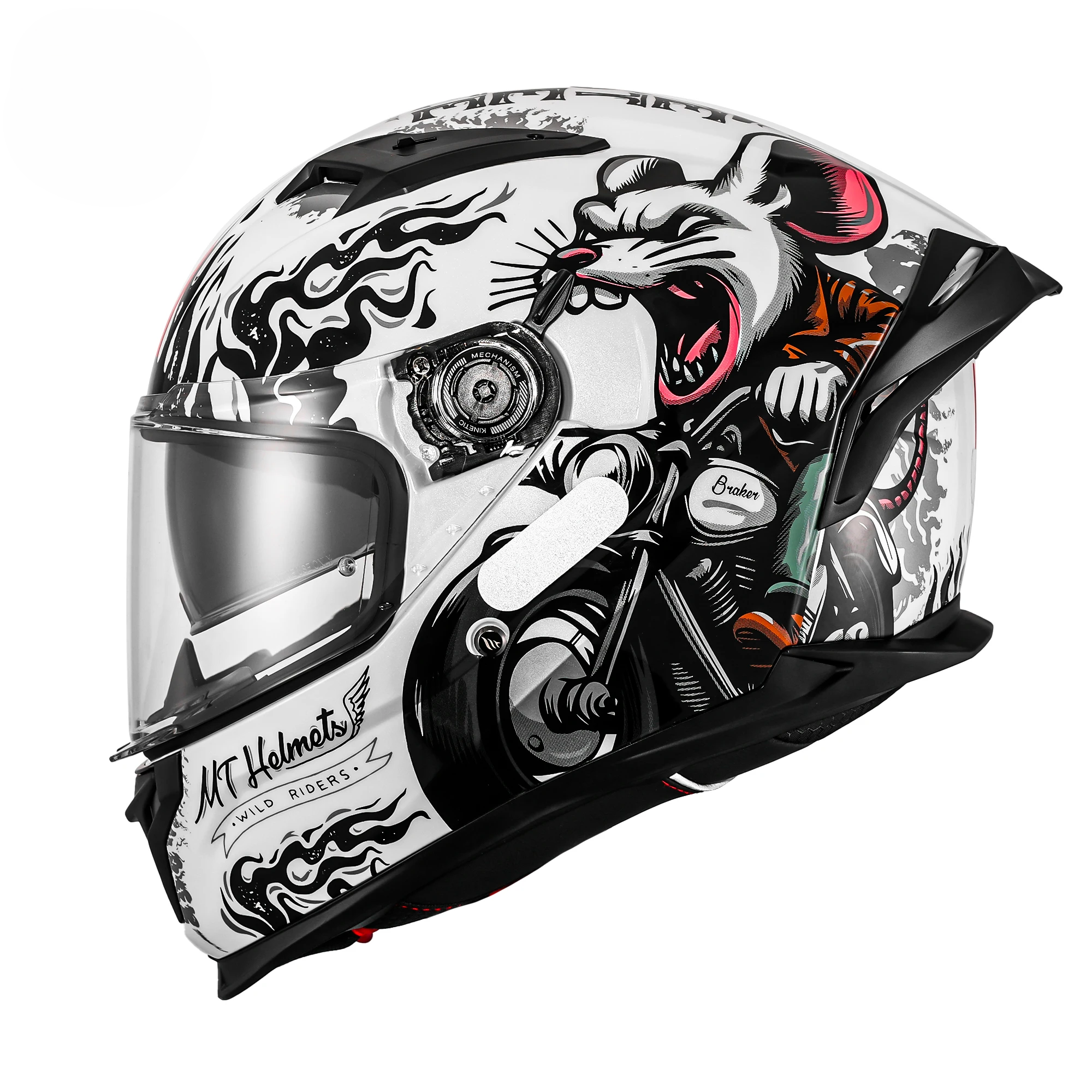 Casco Integral MT Braker SV de Doble Lente - Certificado DOT y ECE - Meowbutter
