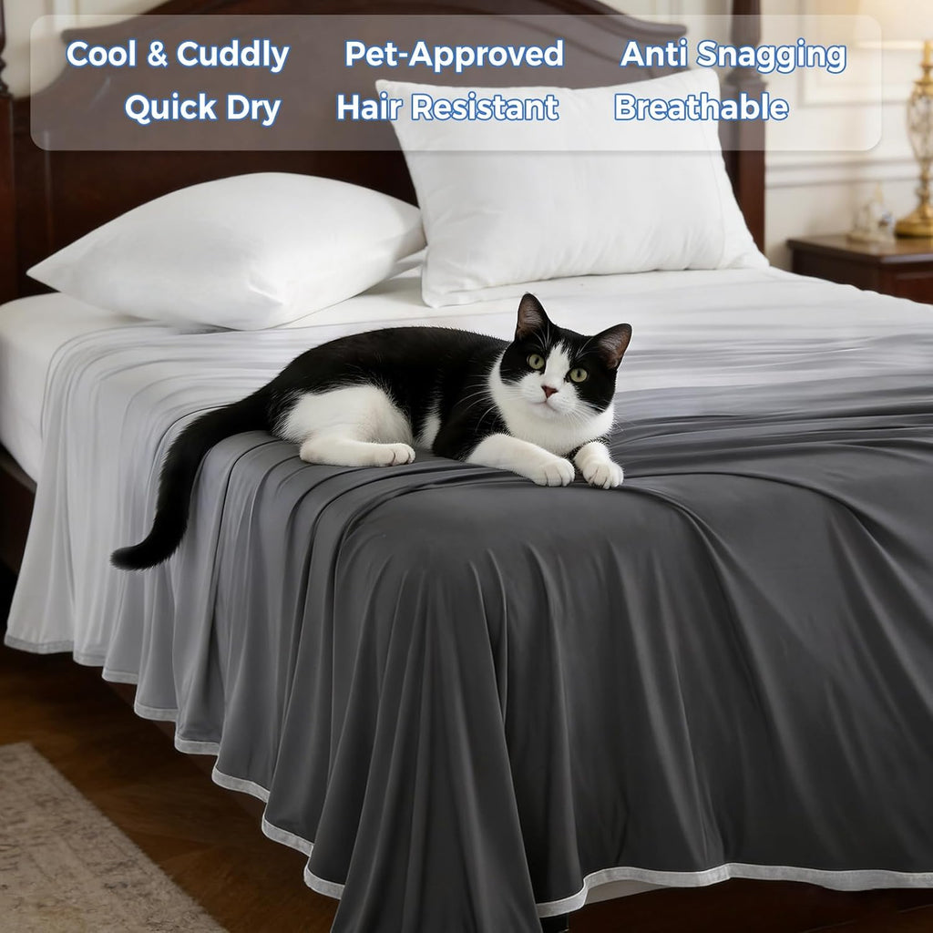 Chill Comfort Arc Chill Cooling Blanket — Lightweight, Breathable Double Layer Weave