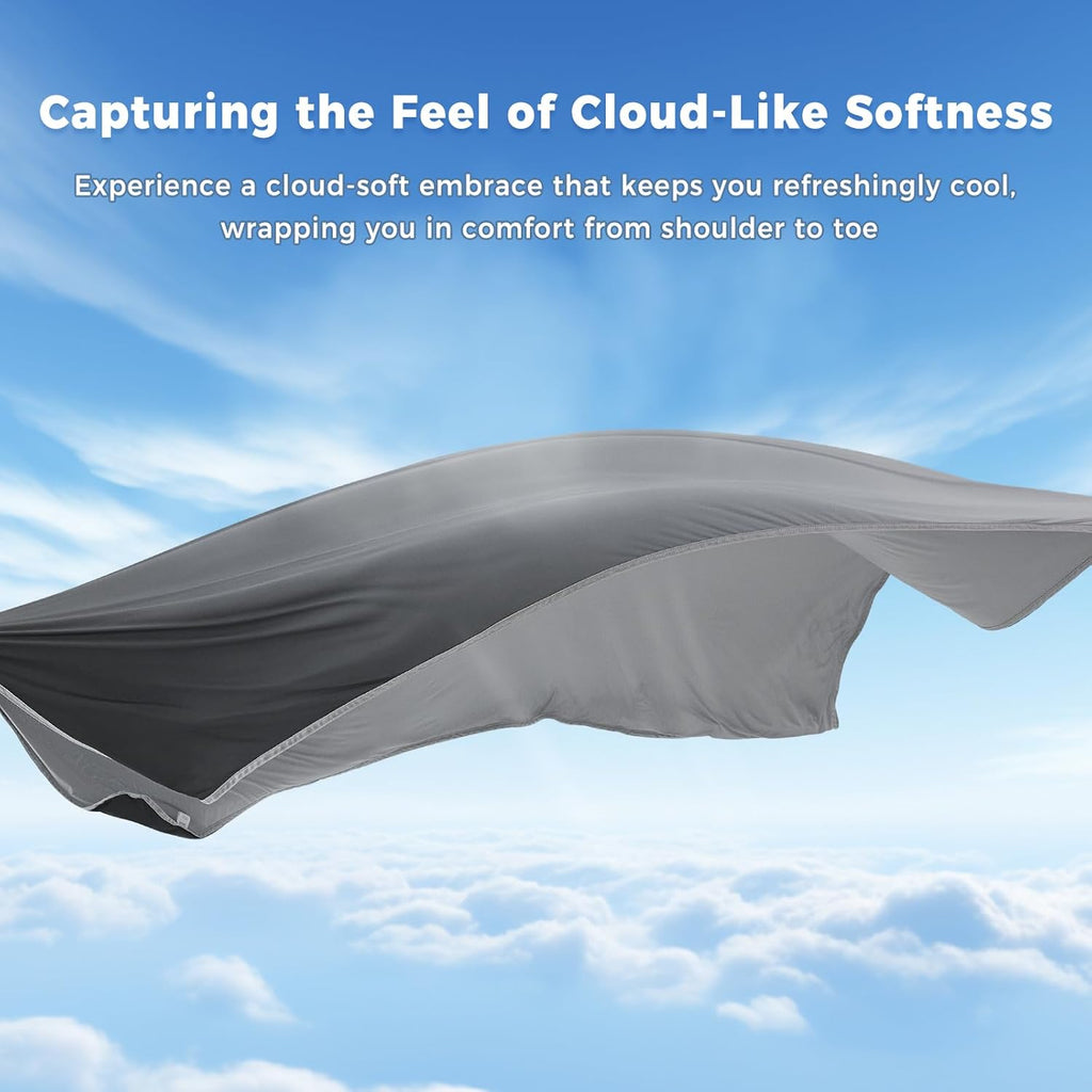 Chill Comfort Arc Chill Cooling Blanket — Lightweight, Breathable Double Layer Weave