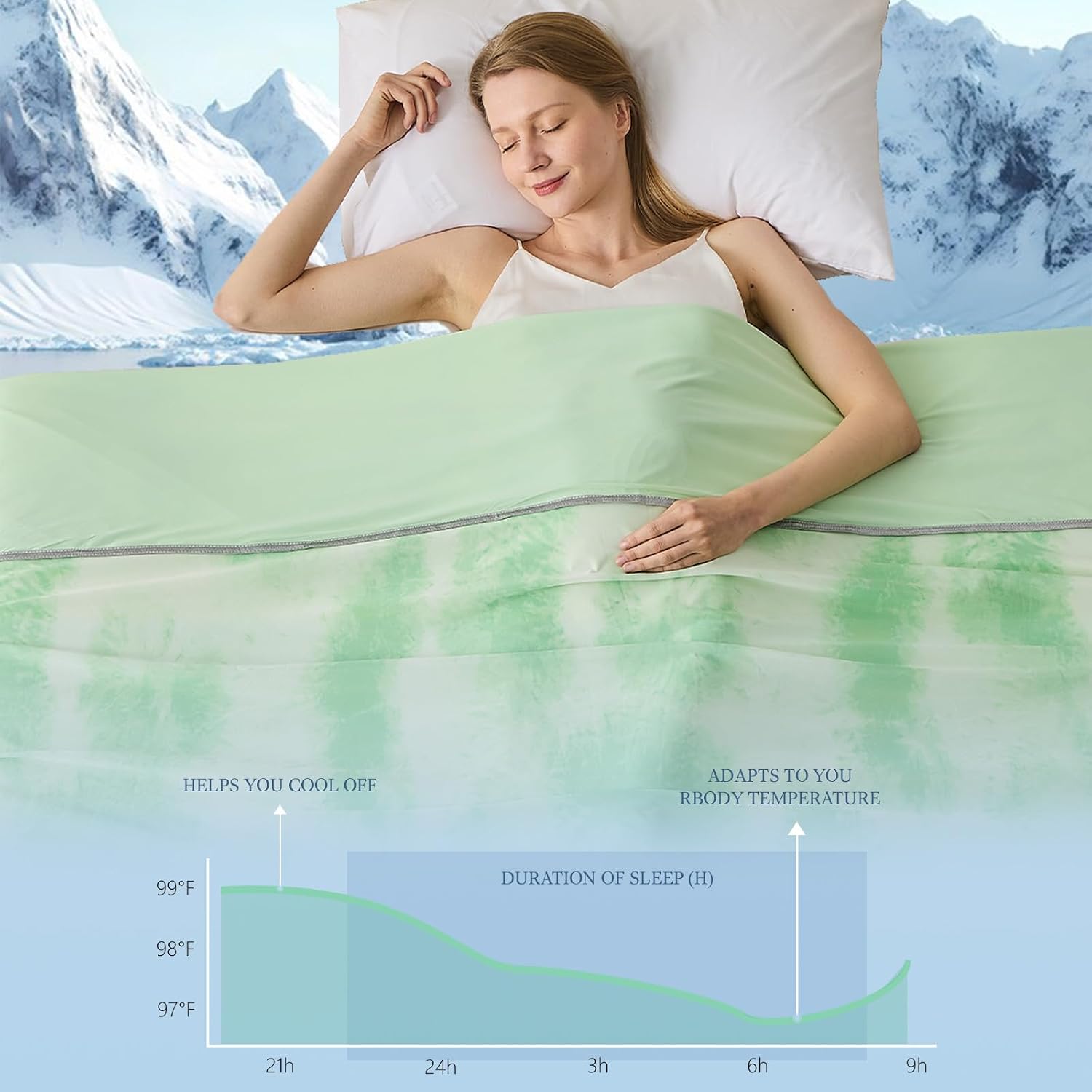 Chill Comfort Cooling Blanket — Lightweight Moisture-Wicking Cool Fabric