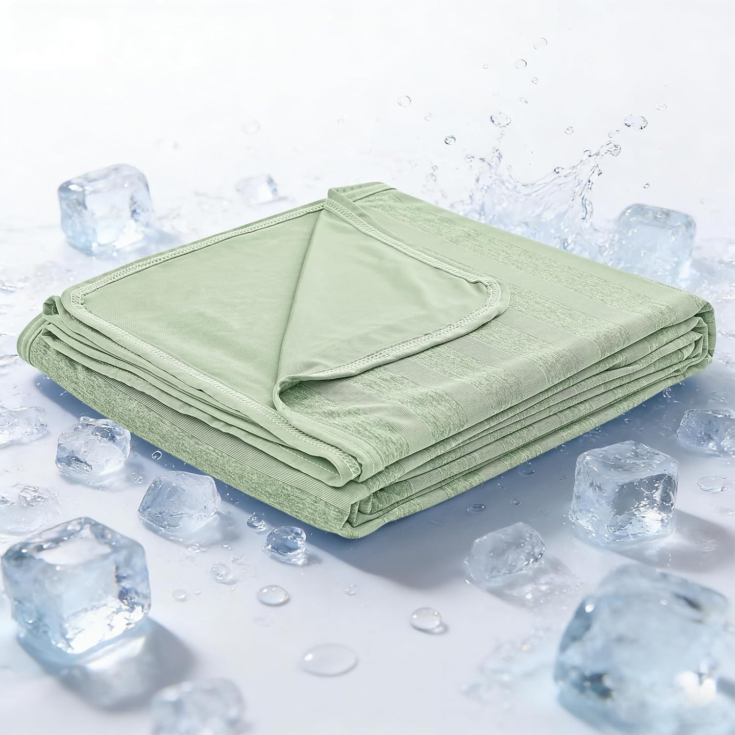 Chill Comfort Arc Chill Cooling Blanket — Lightweight, Breathable Double Layer Weave